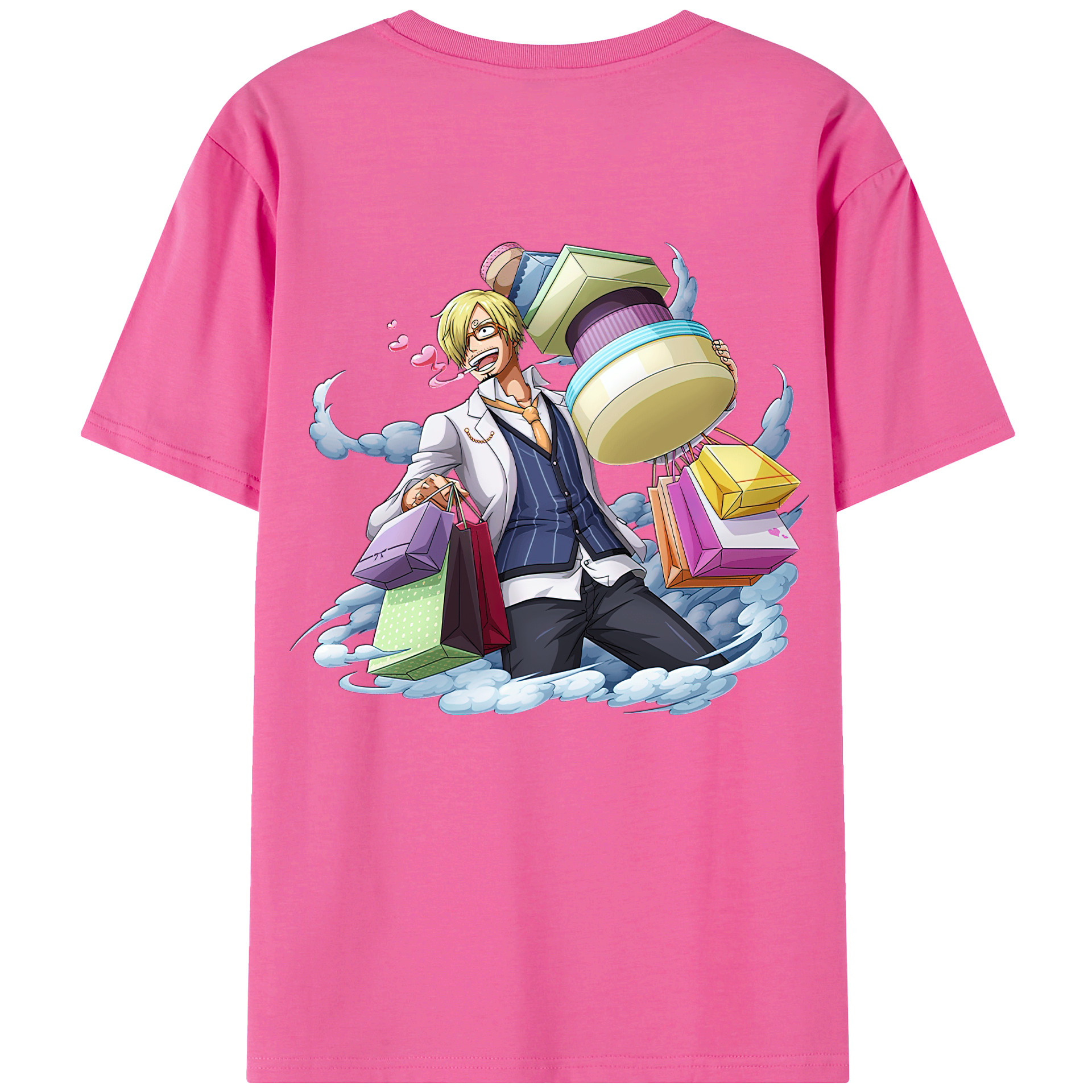 （画像用） ワンピース サンジ ONE PIECE Sanji レディース半袖Tシャツ(バックプリント)